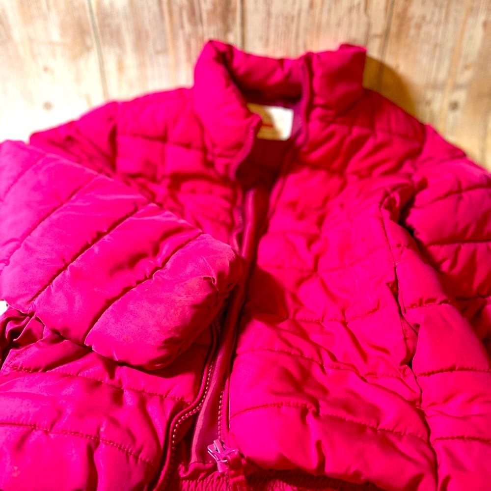 Girls - Pink Puffer Jacket - Size Small (5/6)